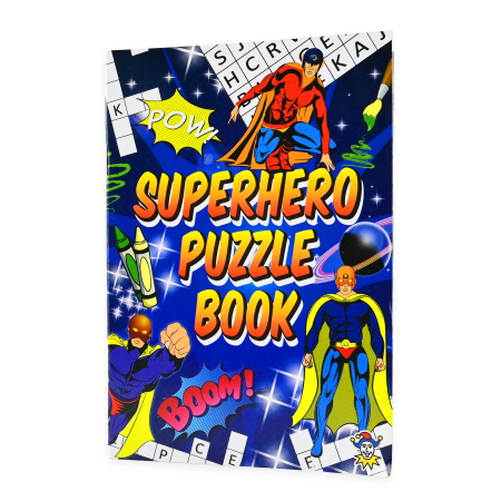 Carti Educative - CARTE PENTRU ACTIVITATI EDUCATIVE A6 PUZZLE BOOK SUPER HERO 28054