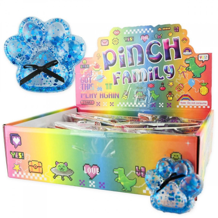 Squishy - ROB FIGURINA SQUISHY 6CM 55G LABUTA DE PISICA GLITTER 54950