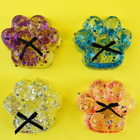 ROB FIGURINA SQUISHY 6CM 55G LABUTA DE PISICA GLITTER 54950 [2]