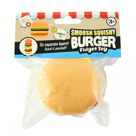 Squishy - ROB FIGURINA SQUISHY 7CM BURGER 54960