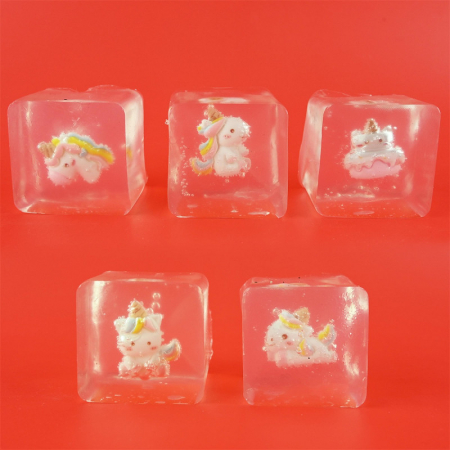 Squishy - ROB FIGURINA SQUISHY ICE CUBE UNICORN 50G 54267