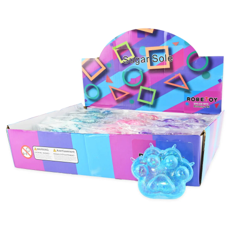 FIGURINA SQUISHY SUGAR 7.5CM LABUTA PISICA GLITTER 41069 [1]