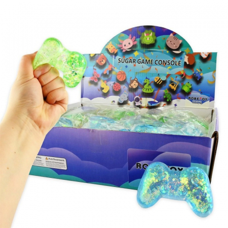 Squishy - ROB FIGURINA SQUISHY SUGAR 8CM CONSOLA JOC GLITTER 54196