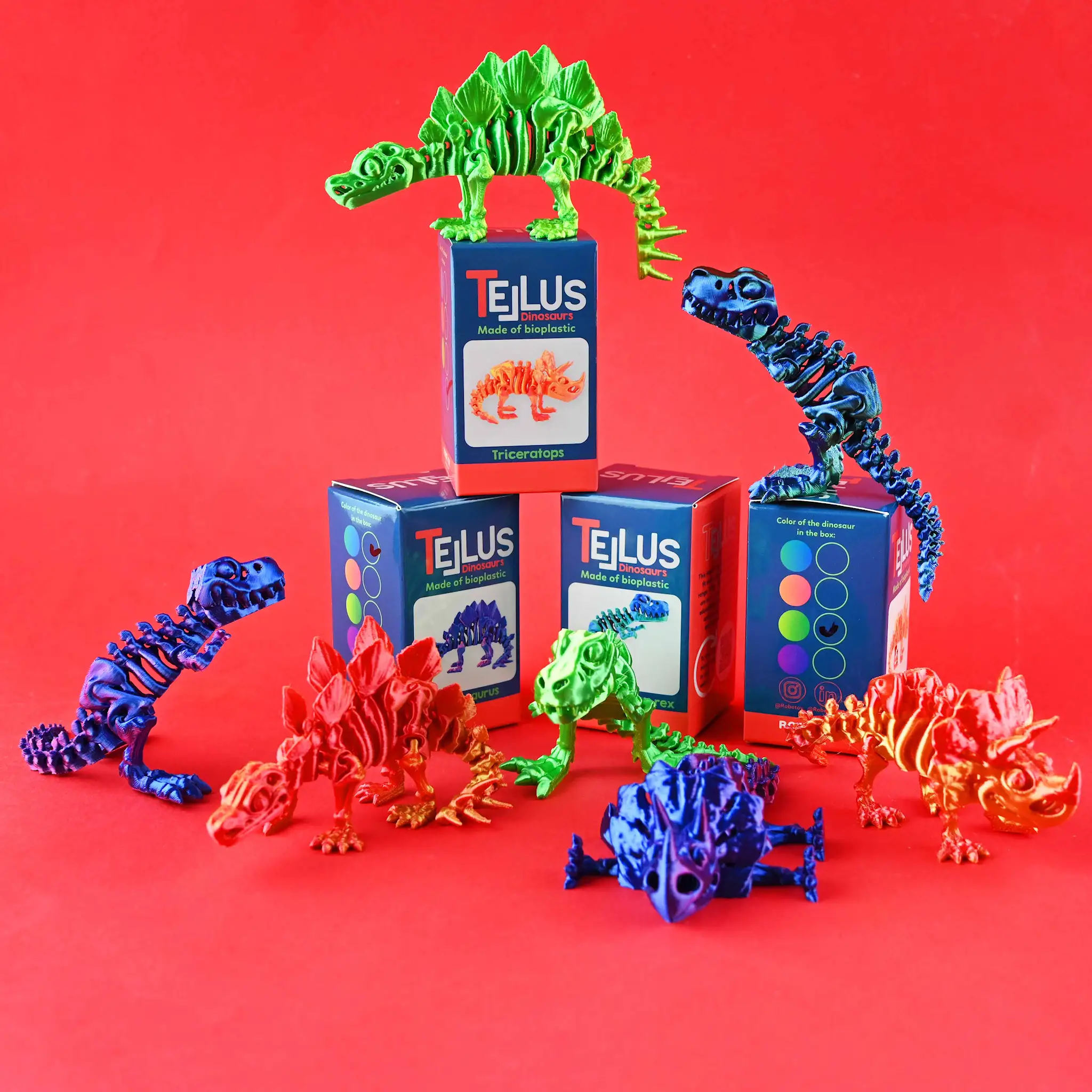 ARTICOLE COPII - FIGURINA TELLUS 3D DINOZAUR 10-12CM 41762