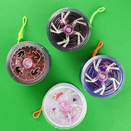 Jucarii Educative - ROB JUCARIE YOYO CU LED 6CM DIVERSE MODELE 26469