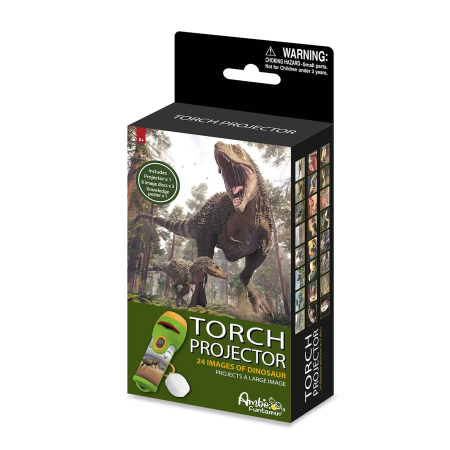ARTICOLE COPII - LANTERNA PROIECTOR COPII 3 DISCURI 24 IMAGINI DINOZAURI 26018