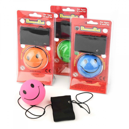 Articole Funny - ROB MINGIUTA SARITOARE 6CM CU SNUR DIVERSE CULORI 54238