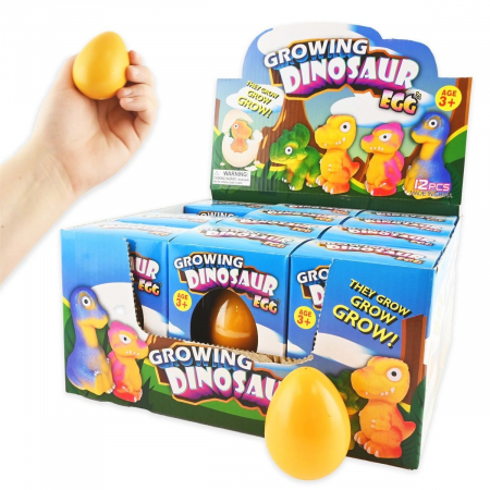 Jucarii Educative - ROB OU DE JUCARIE CU DINOZAUR CARE ECLOZEAZA IN APA 6CM 49112