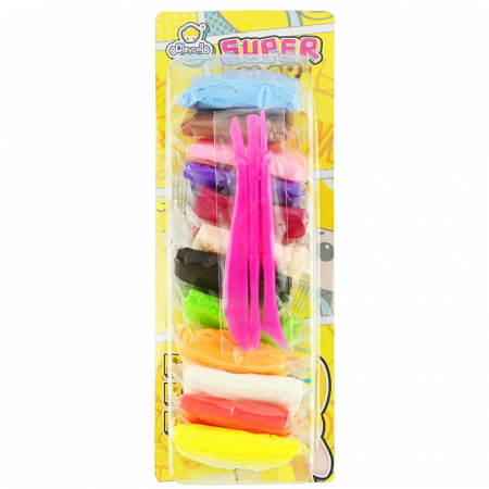 ROB PLASTILINA MATASOASA 10GR, 6-12CM, 12/SET, 12 CULORI 29224 [0]