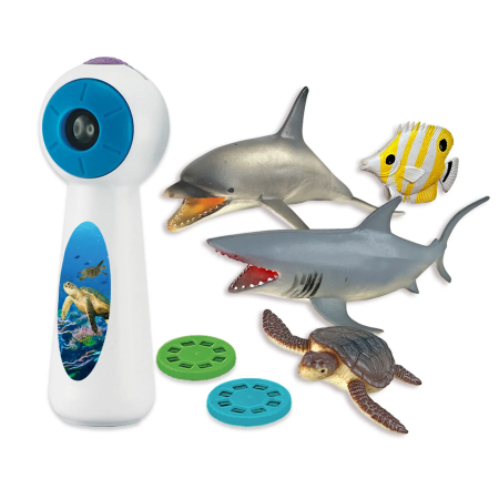 PROIECTOR PENTRU COPII ANIMALE MARINE 24 IMAGINI + 4 FIGURINE 26022 [1]
