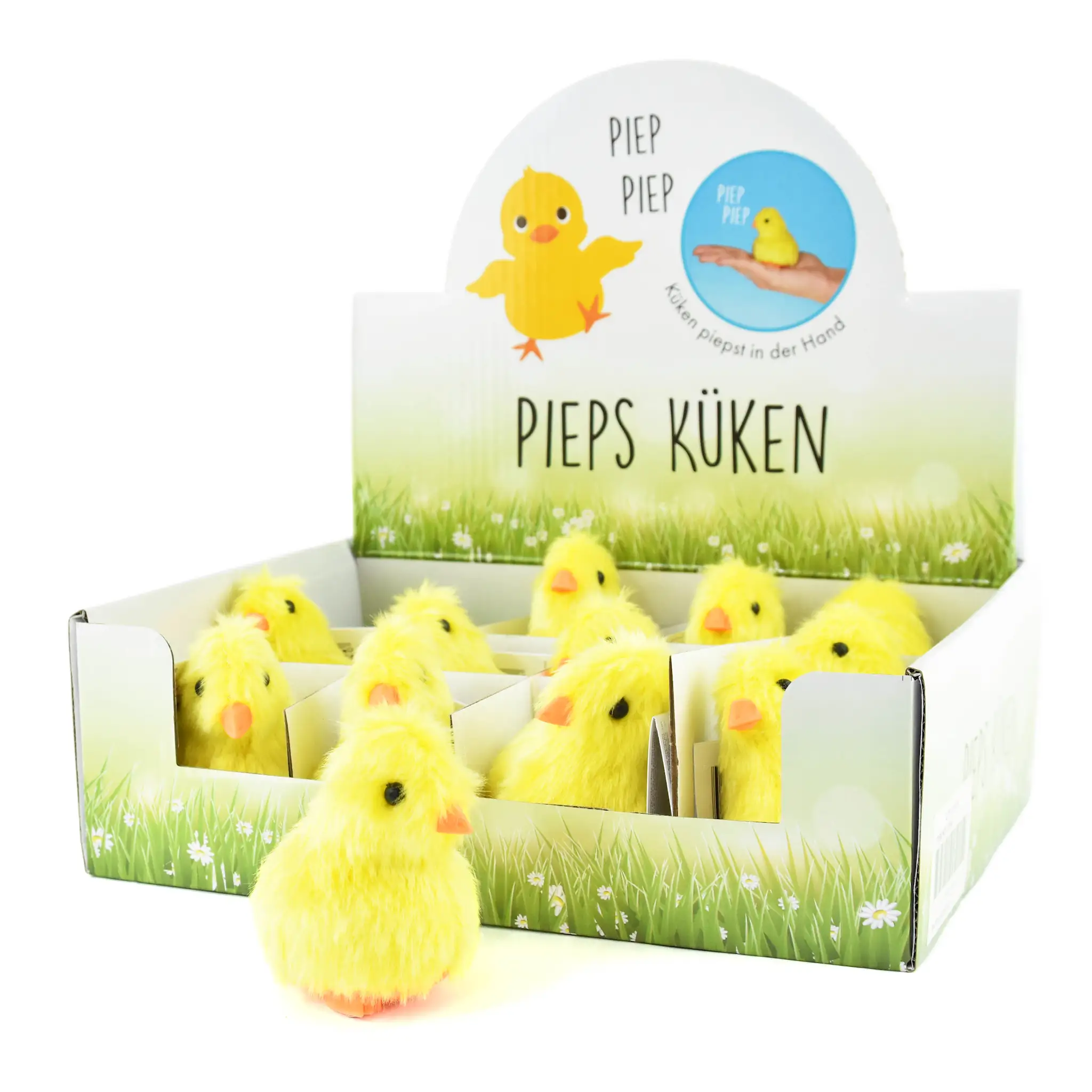 Jucarii - PUISOR GALBEN 8CM, CU SUNET, PLUSH 26184