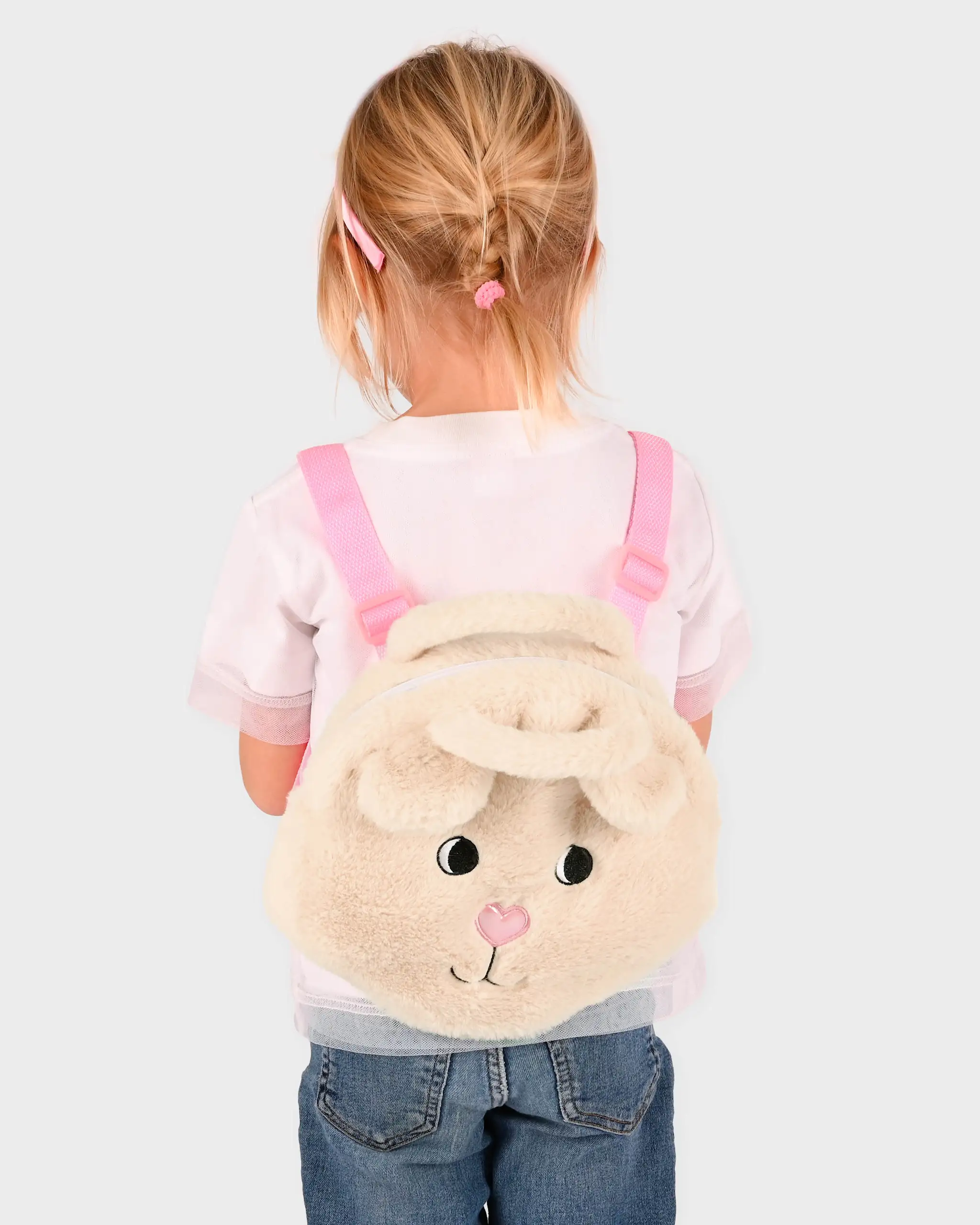 Import - RUCSAC COPII 28x24x5CM URSULET PLUSH BEJ F87011