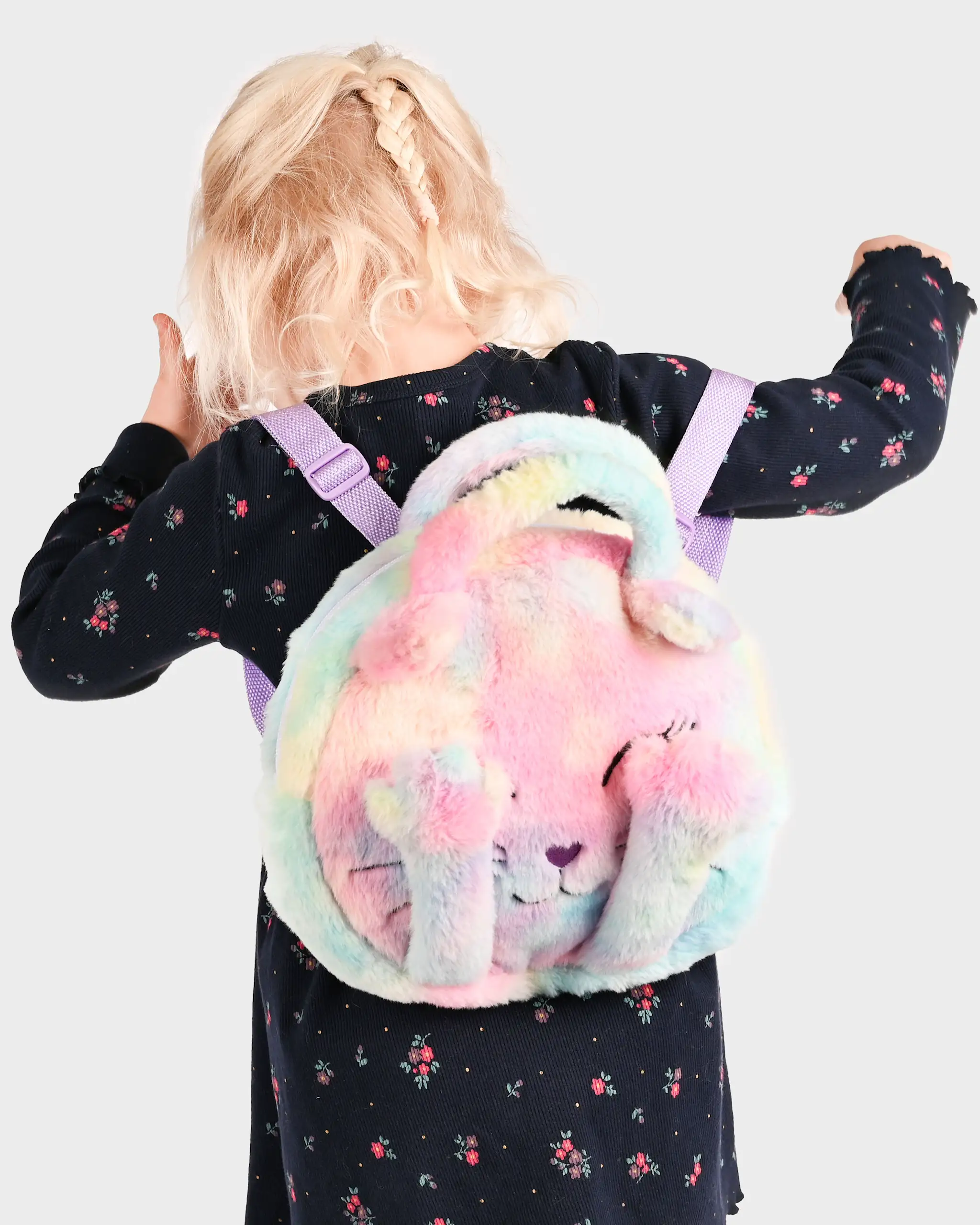 RECHIZITE SCOLARE - ROB RUCSAC COPII PUF 24x27CM PISICUTA CURCUBEU CU LABE MAGNETICE F87014