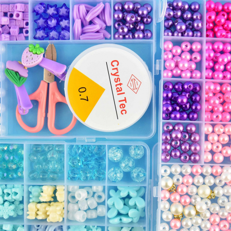 ROB SET CREATIV BIJUTERII BRATARI SI MARGELE 350 PCS 20CM 30235 [1]