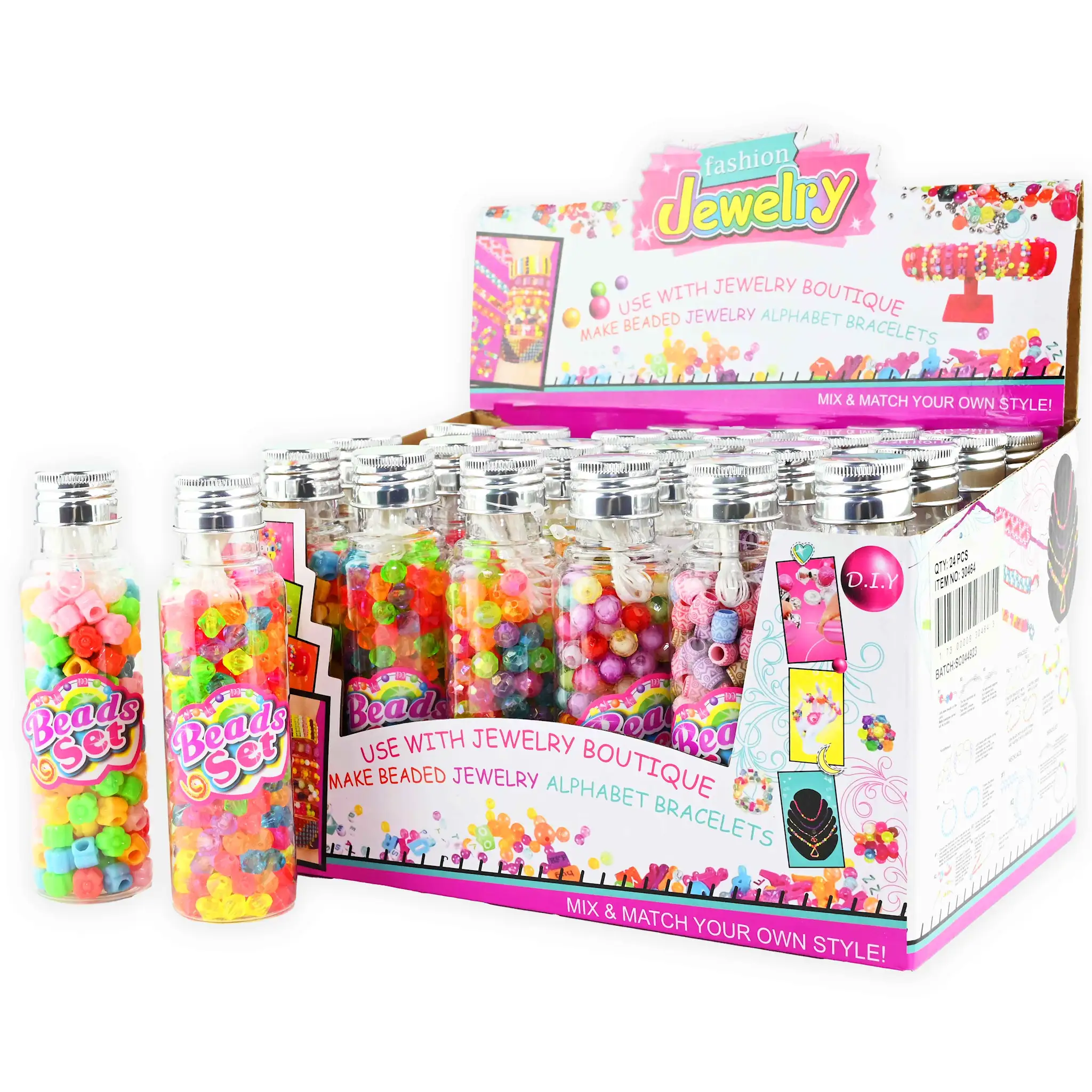 SET CREATIV BIJUTERII BRATARI SI MARGELE IN STICLA 30464 [1]