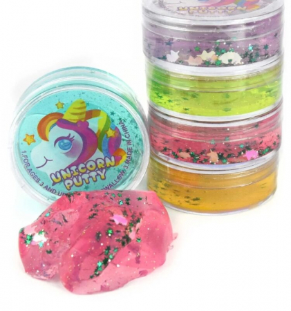 Nimic - ROB SLIME PUTTY UNICORN GLITTER 58G 7CM 65545