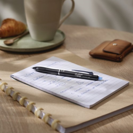 ROLLER PILOT FRIXION CLICKER 0.7 ALBASTRU CORP NEGRU 103NFPLUSA [2]