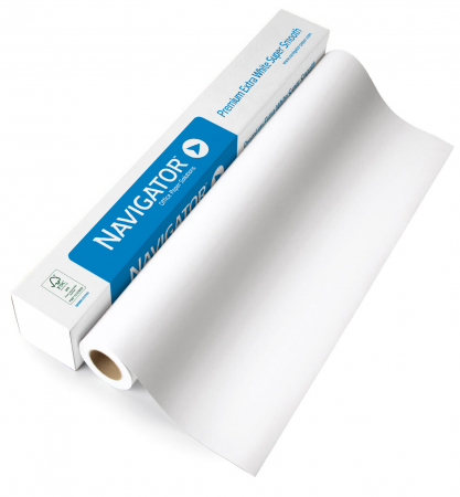 HARTIE PRODUSE DIN HARTIE - RPD ROLA HARTIE PLOTTER NAVIGATOR 420*50 80g A2