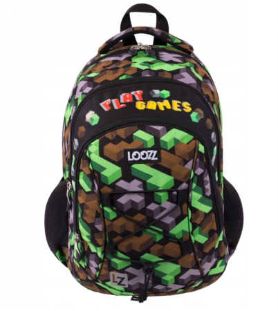 Ghiozdane, Rucsacuri, Trollere - RUCSAC SCOLAR PREMIUM LOOZZ 3 COMPARTIMENTE PLAY GAMES 720062