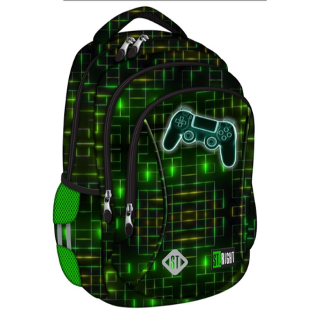 Import - RUCSAC SCOLAR ST.RIGHT 3 COMPARTIMENTE BP-26 NEON PAD 681714