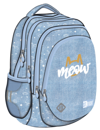 Ghiozdane, Rucsacuri, Trolere - Rucsac Școlar St.Right BP-06 Meow Mood 23L - 301001