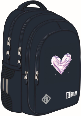 Ghiozdane, Rucsacuri, Trolere - Rucsac Școlar St.Right BP-58 Moonlight Heart 22L - 301063