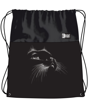 Saci de sport, Borsete - Sac Sport St.Right Black Cats 43x34cm - 697197