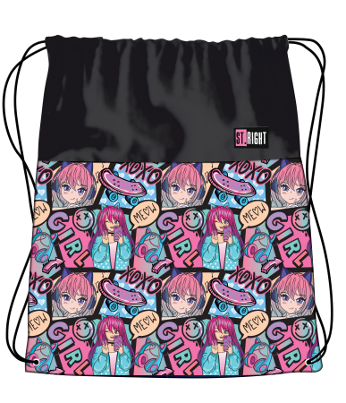 Saci de sport/ Borsete - Sac Sport St. Right Manga Girl 43x34cm - 301131