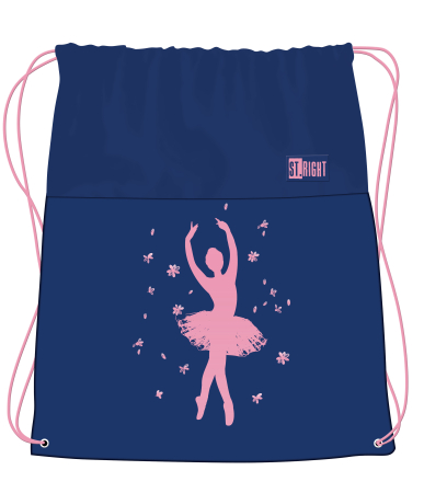 Saci de sport, Borsete - Sac Sport St.Right Pink Ballerina 43x34cm - 300967