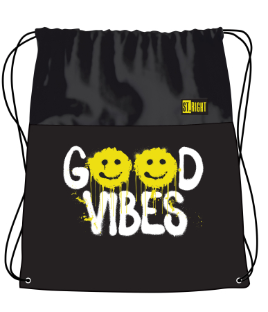 Saci de sport, Borsete - Sac Sport St.Right Positive Attitude 43x34cm - 697357