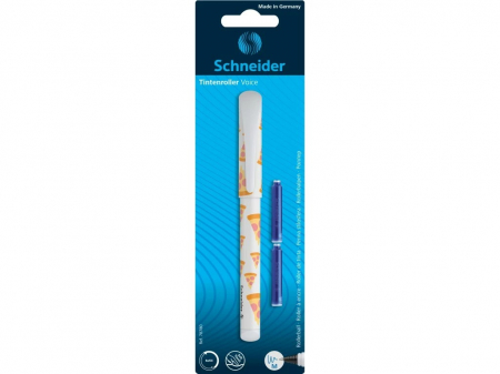 Stilouri si Rollere Scolare - SCR ROLLER SCHNEIDER VOICE M CU 2 REZERVE ALB  ROG178