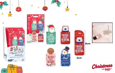 Diverse Articole de Craciun - SEMN DE CARTE MAGNETIC IPB 4/SET MOTIV CRACIUN CH24028