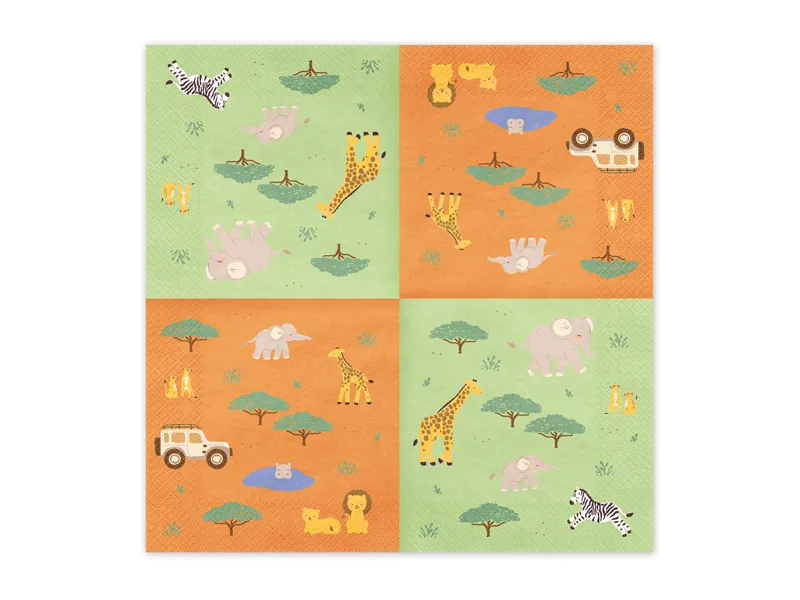 Șervețele Hârtie 33x33cm Safari 12/Set SP33-116 [1]
