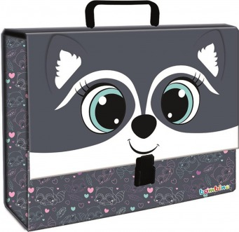 RECHIZITE SCOLARE IPB - Servietă Carton Bambino Racoon XL 9cm - 663413