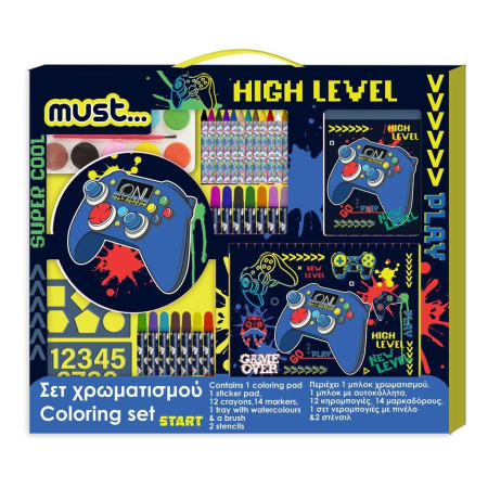 Kit Pictura - SET DE COLORAT 31 PIESE 54x47CM MUST BOY 586001