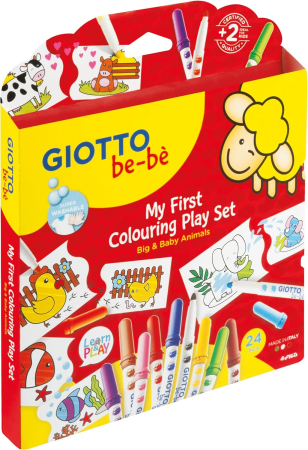 Import - My First Coloring Set Giotto be-bè 24 Piese