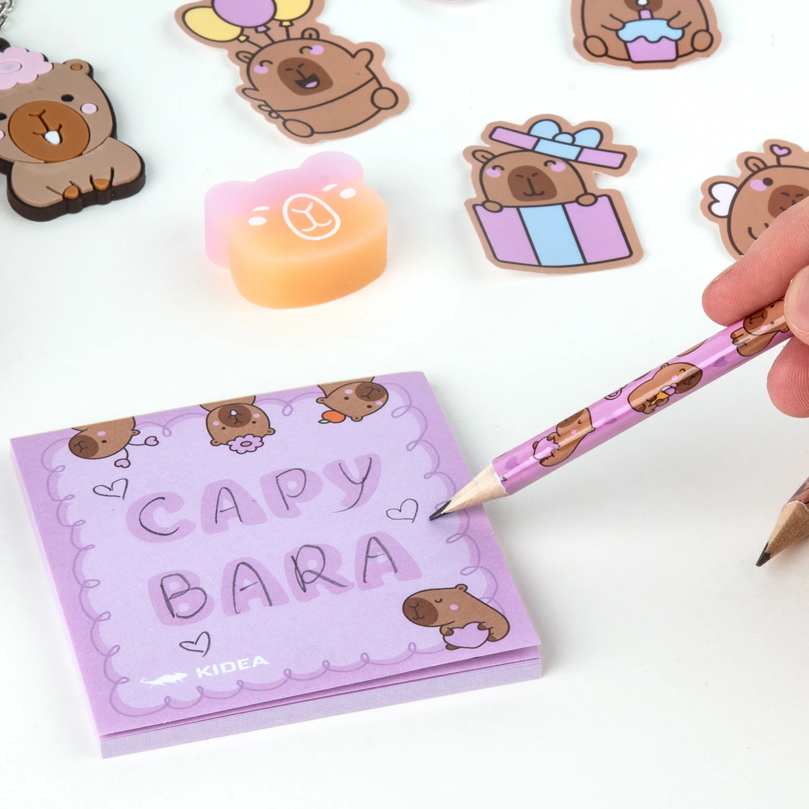 Set Școală 10 Piese Capybara Kidea cu Penar - [9]