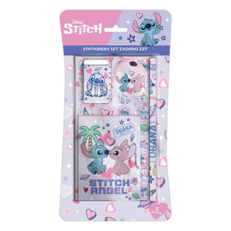 RECHIZITE SCOLARE IPB - Set Școală 5 Piese Lilo&Stitch-2 - Cod 566003