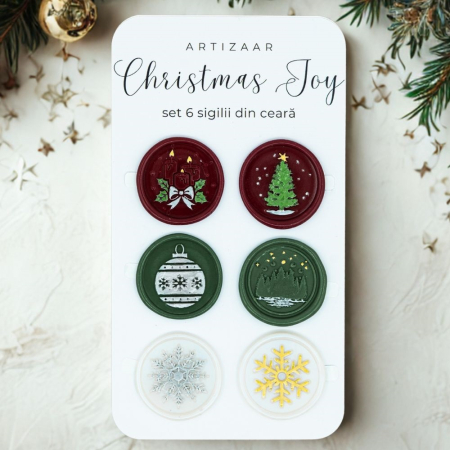 Fara categorie winmentor - SIGILII AUTOADEZIVE MODEL CRACIUN II DIFERITE FORME SI CULORI 6/SET