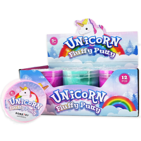 Slime Fluffy Unicorn 150g 9.5cm 64054 - ipb.ro [1]