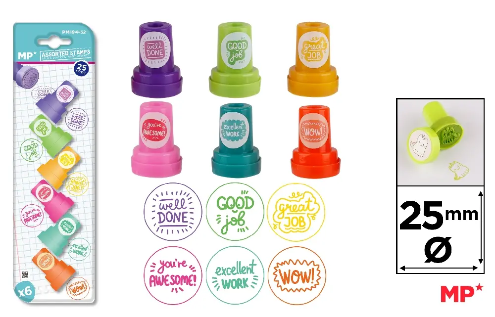 Stampilute Copii - STAMPILE IPB 6/SET FANTASY COLOR PM194-52