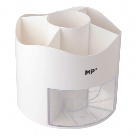 Suporturi instrumente de scris - SUPORT CREIOANE IPB ROTATIV CU SERTAR PLASTIC ALB 126*122MM PA964N