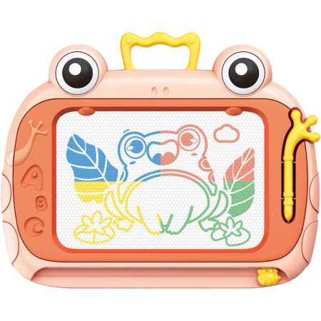 Tablite magice pentru desenat - Tabliță Magnetică Luna Toys Portocalie 27.5cm