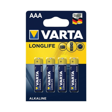 Baterii - BATERII VARTA  4AAA-4103/4 LONGL LR03 1.5V