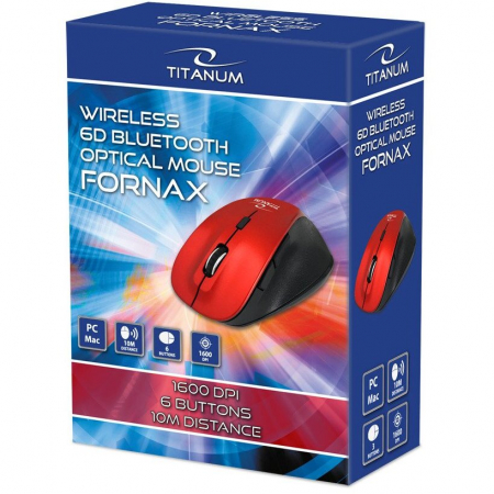 TEC MOUSE OPTIC FARA FIR 6D BLUETOOTH TITANIUM TM122R/94658 [1]