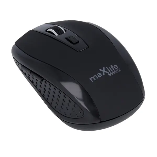 ACCESORII IT - MOUSE OPTIC WIRELESS  MAXLIFE HOME OFFICE NEGRU  MXHM-02 1600DPI 6 BUTOANE