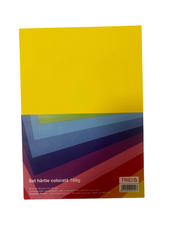 TIP CARTON COLOR A4 160GR 50COLI/SET GALBEN PAL [1]