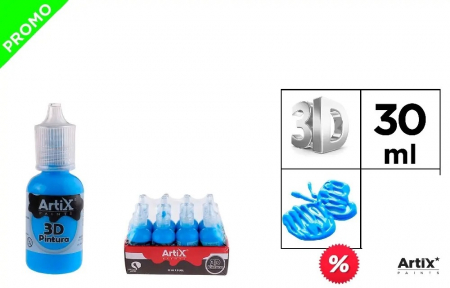 Contururi - VOPSEA ACRILICA 3D IPB 30ML ALBASTRU AZUR PP662-12