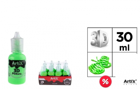 Culori Acrilice - VOPSEA ACRILICA 3D IPB 30ML VERDE MAR PP662-07