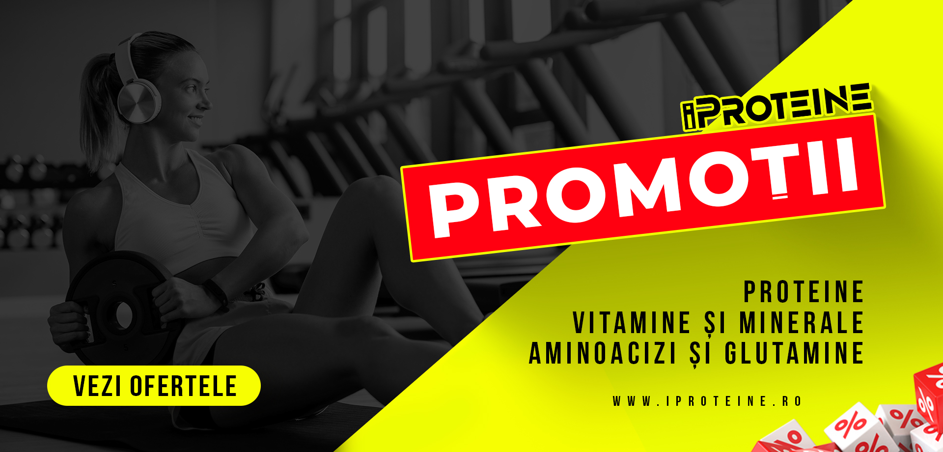 Promoții suplimente, reduceri de preț proteine